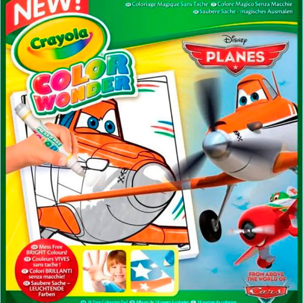 Серія Color Wonder.Книга-розмальовка `Літаки` 75-0250