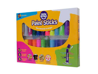 Фарба-олівець Paint Sticks classic metallic neon 24 шт. у наборі 617647