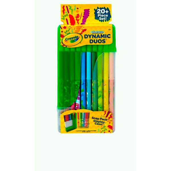 Набір парних фломастерів Crayola 20 шт (10 класичних і 10 ароматизованих) 8292 Набір парних фломастерів Crayola 20 шт (10 класичних і 10 ароматизованих) 8292