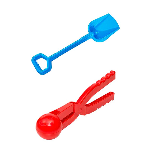 Ігровий набір Бамсик Зимові забавки №2 з лопаткою і сніжколіпом 118/7_Blue-Red